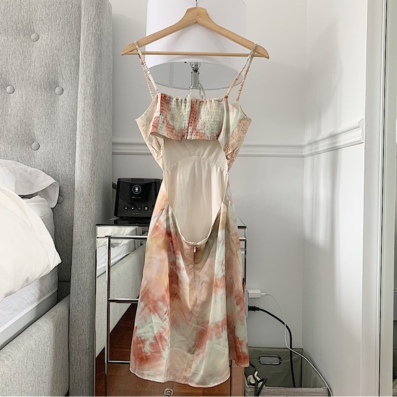 GUESS | Smoked pearl tie dye Bianca dress - Picture 3 of 11
